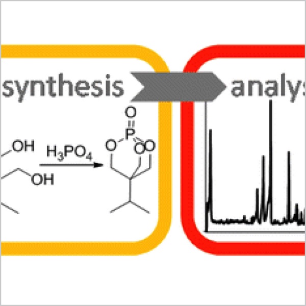 Part of a flowchart with text "Synthesis" and "Analysis"