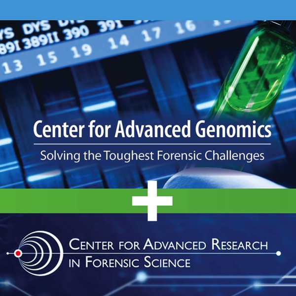 Images for the Center for Advanced Genomics and the Center for Advanced Research in Forensic Science