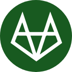 a white GitLab logo in a green circle
