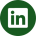 a white LinkedIn logo in a green circle