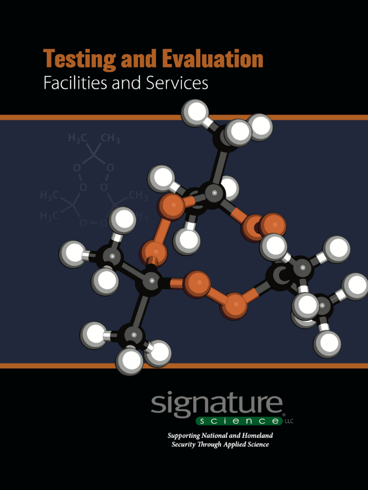 Cover of Signature Science "Testing and Evaluation: Facilities and Services."