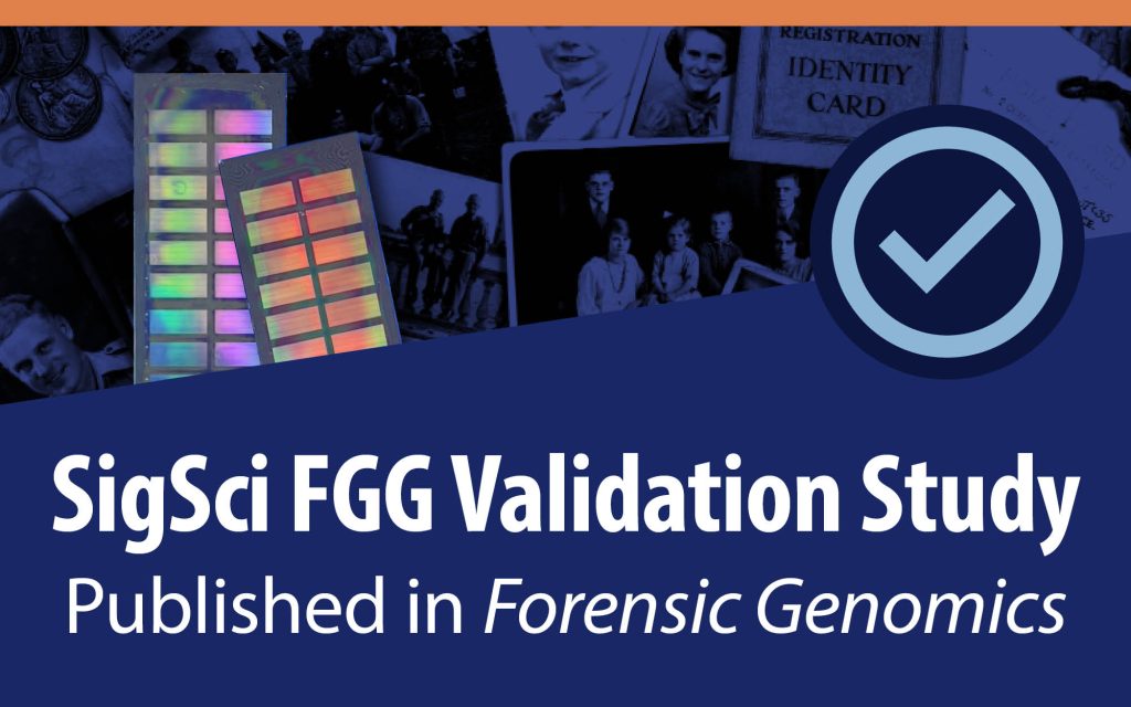 SigSci FGG Validation Study published in Forensic Genomics