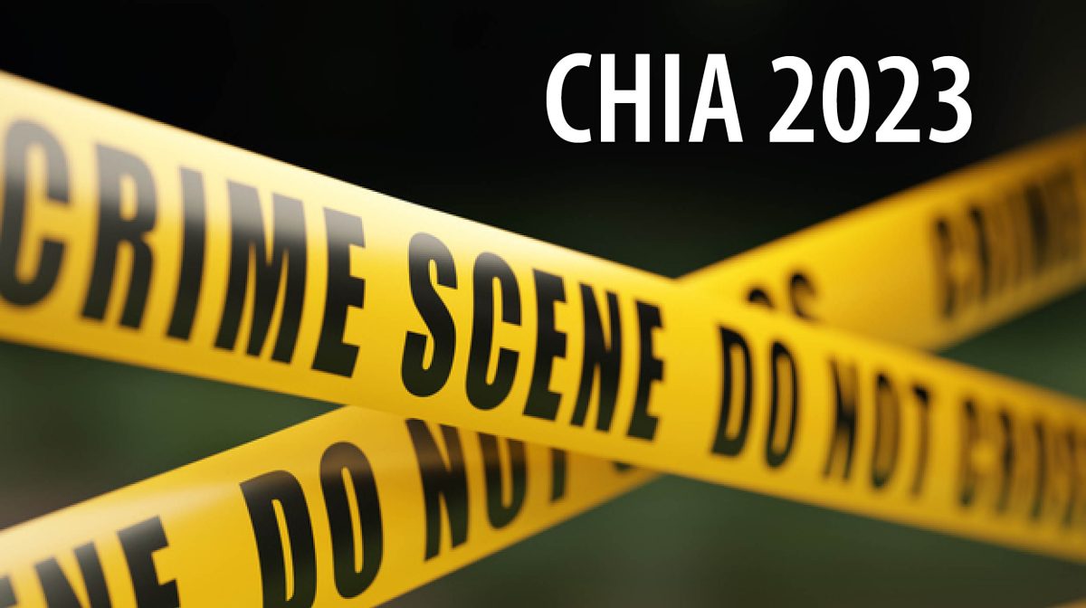 Crime scene tape CHIA 2023